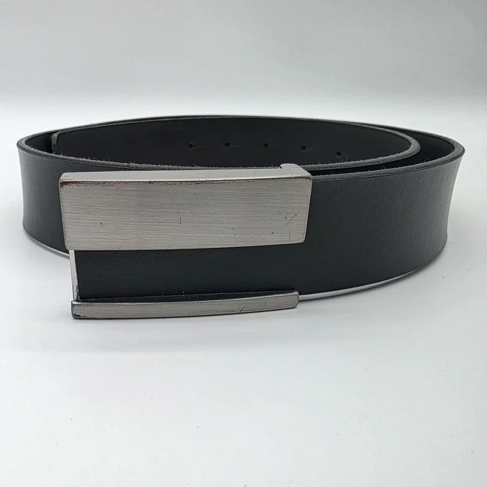 Projek Raw Bonded Leather Mens Belt Made in Canada Black Sz 32
